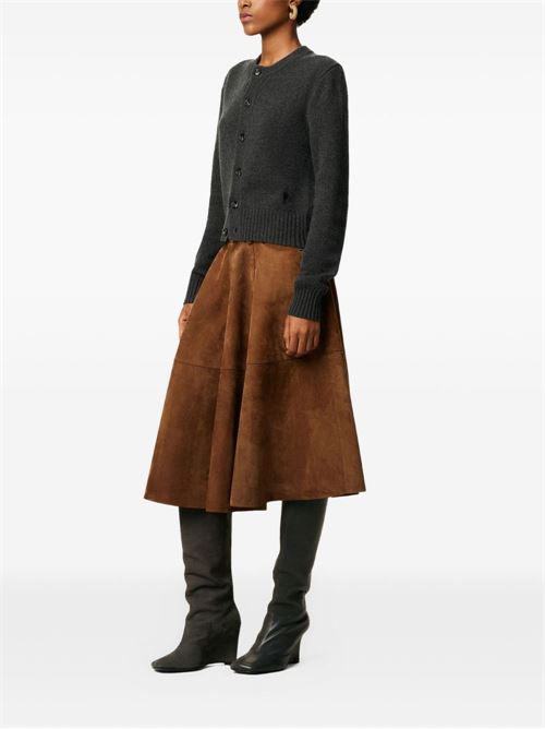 Cardigan con ricamo AMI PARIS | FKC364005020